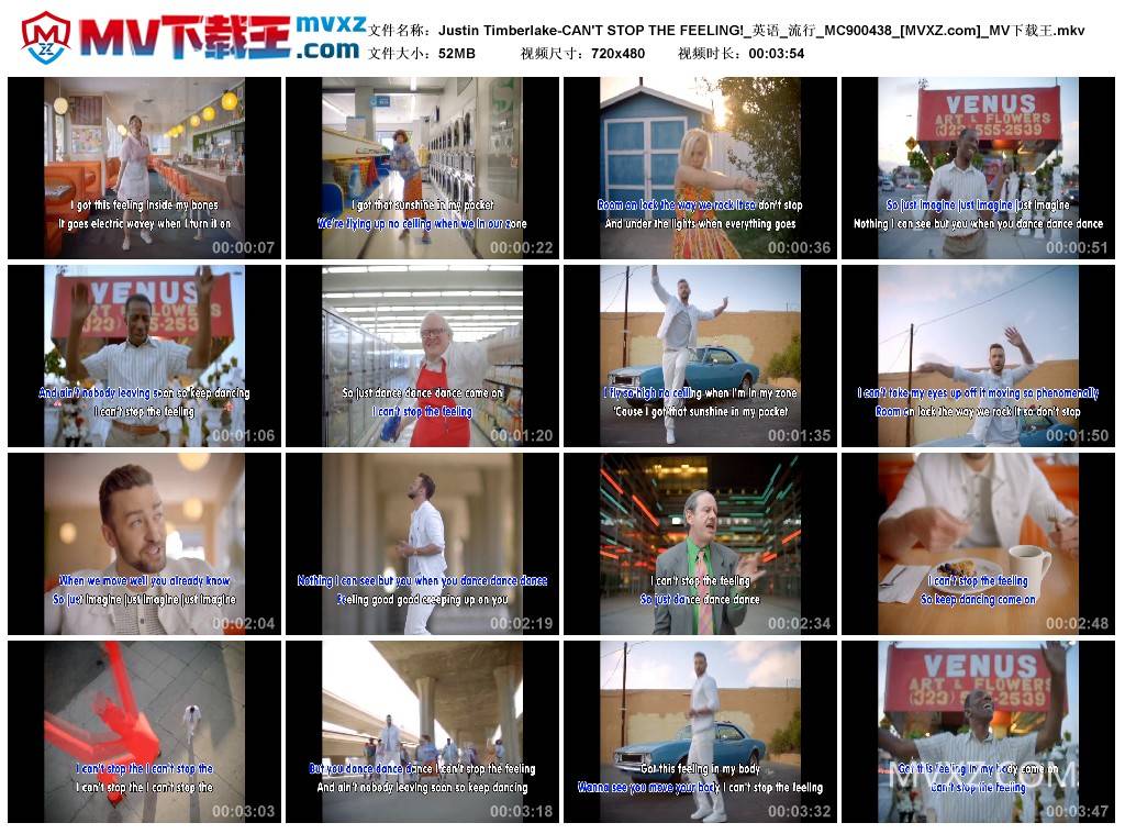 Justin Timberlake-CAN'T STOP THE FEELING!_英语_流行_MC900438